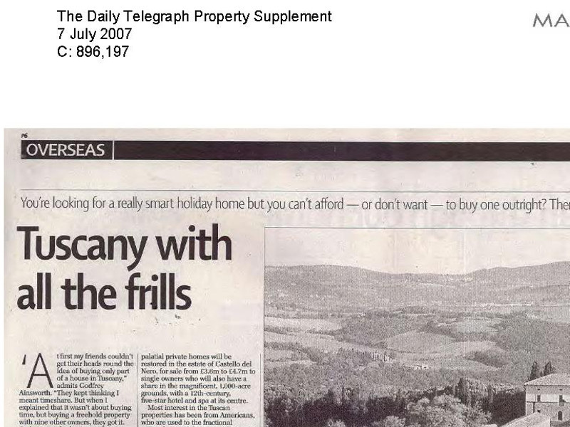 Screenshot of the article on Daily Telegraph