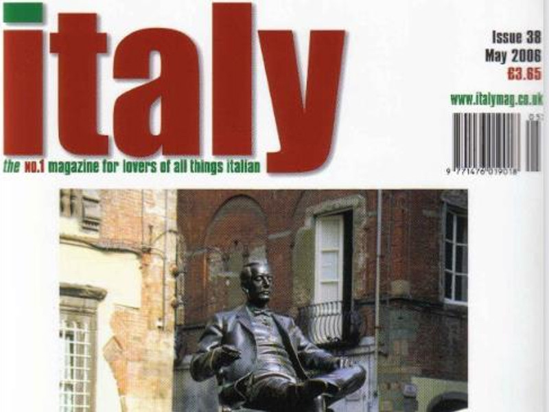 Screenshot of the article on Italy Magazine