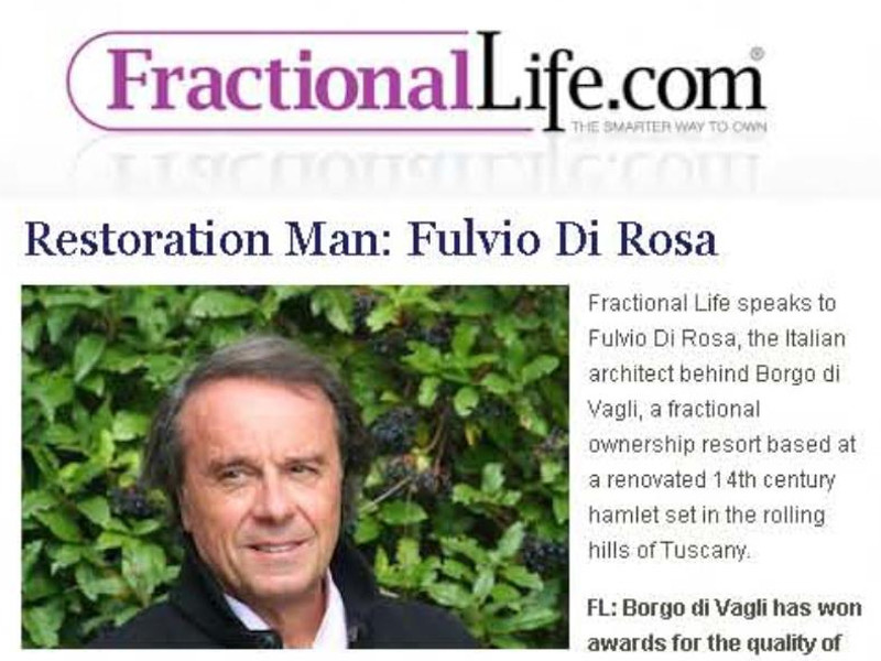 Screenshot of the article on Fractional Life