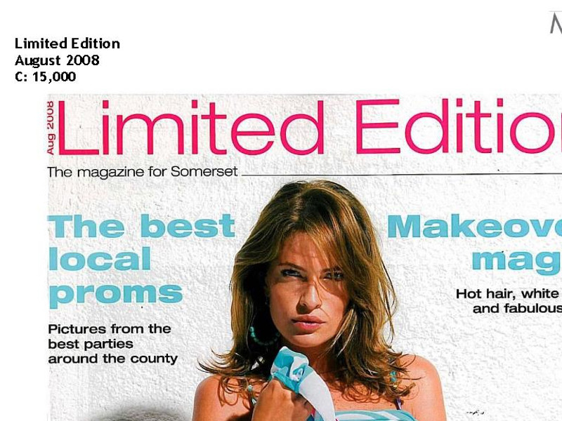 Screenshot of the article on Limited Edition